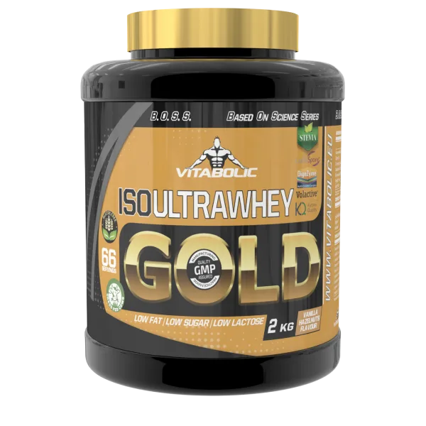 ISO UltraWhey Gold cu aroma Vanilla Hazelnut, 2kg, Vitabolic — preț și oferte