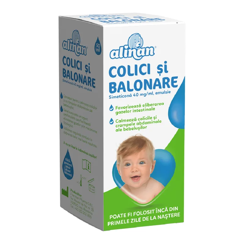 Emulsie colici si balonare Alinan, 50 ml, Fiterman Pharma — preț și oferte