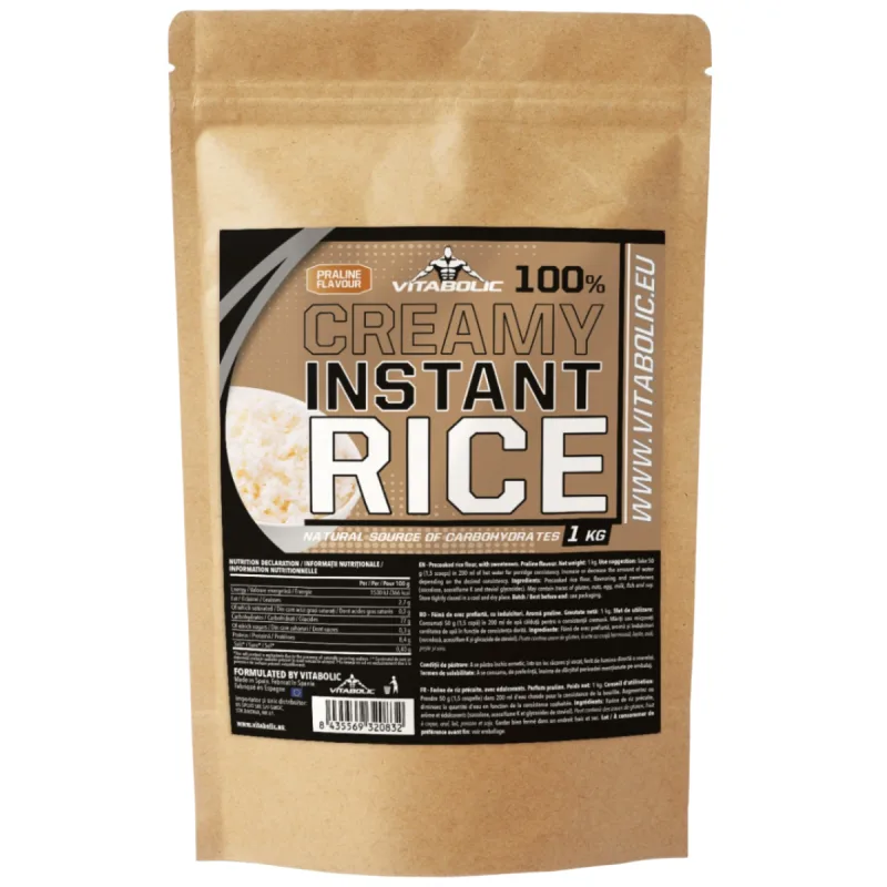 Creamy Instant Rice Praline, 1kg, Vitabolic — preț și oferte