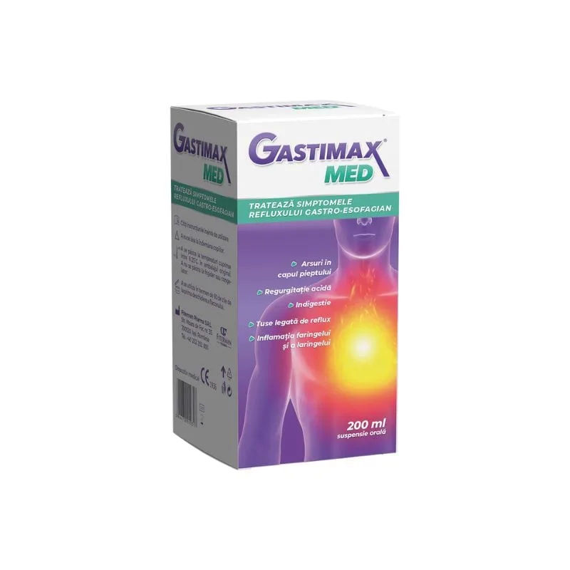 Gastimax Med suspensie orala, 200 ml FITERMAN PHARMA — preț și oferte