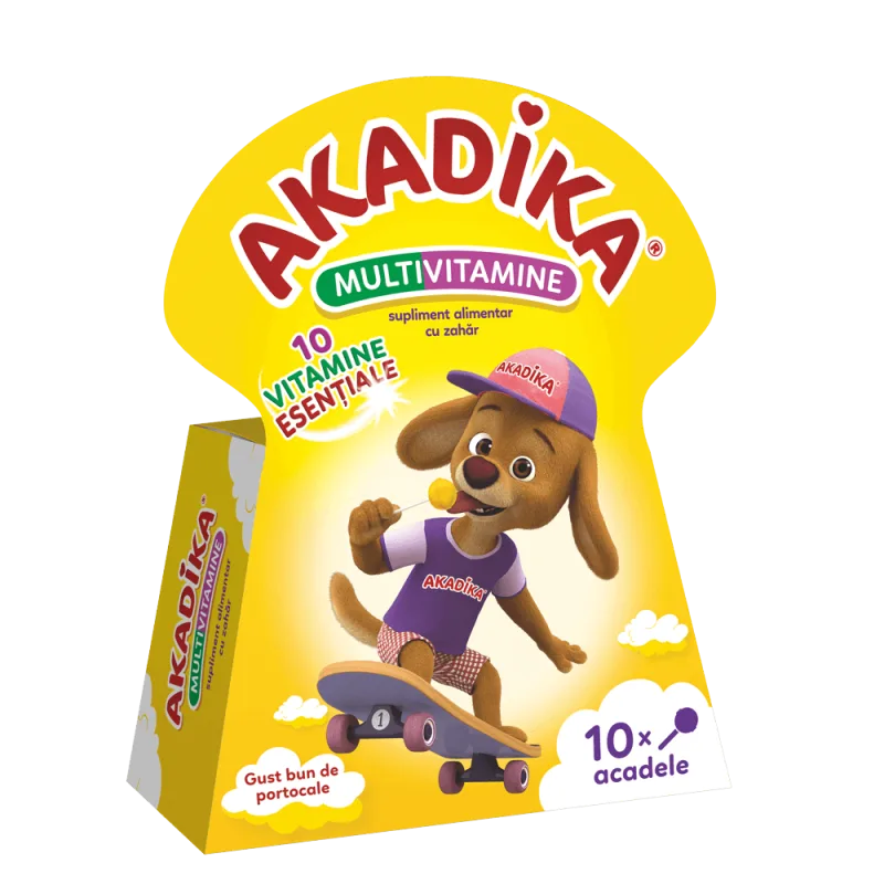 Akadika Multivitamine, 10 acadele, Fiterman — preț și oferte