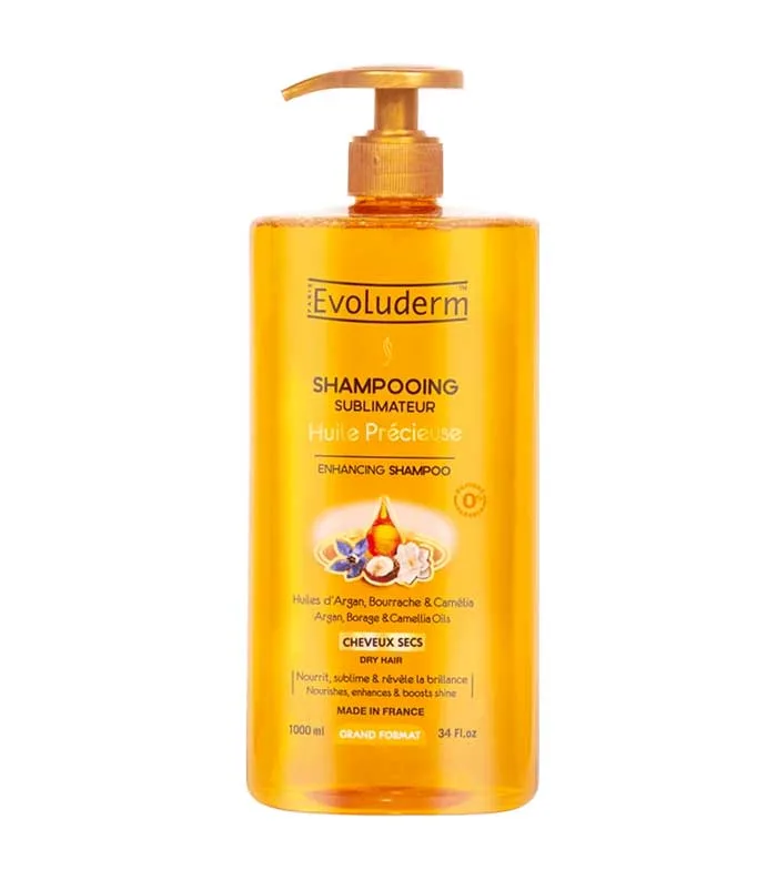Sampon reparator Huile Précieuse, 1000ml, Evoluderm — preț și oferte