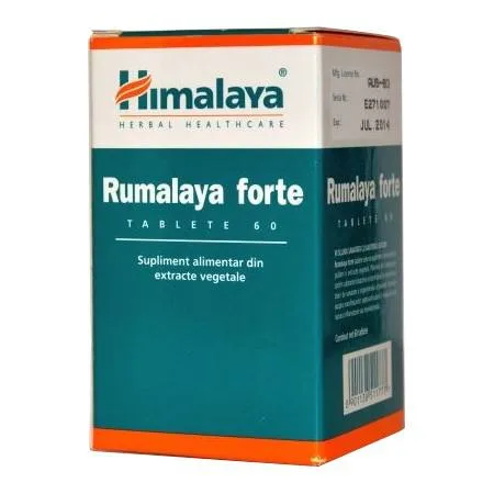 Himalaya Rumalaya Forte, afectiuni reumatice, 60 tablete — preț și oferte