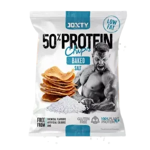 Chipsuri prajite cu sare cu 50% proteine, 40g, Enjoy