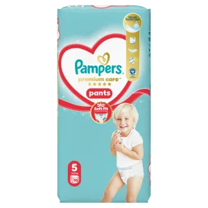 Scutece chilotel Premium Care Pants Marimea 5 11-17 kg, 50 bucati, Pampers