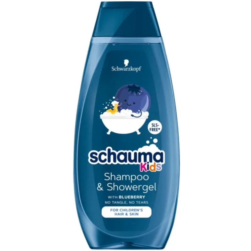 Sampon si gel de dus copii Blueberry, 400ml, Schauma — preț și oferte