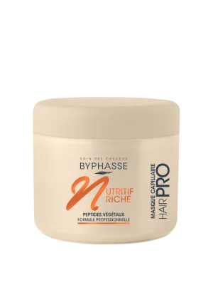 Masca pentru par uscat Hair Pro Nutritiv Riche, 500ml, Byphasse
