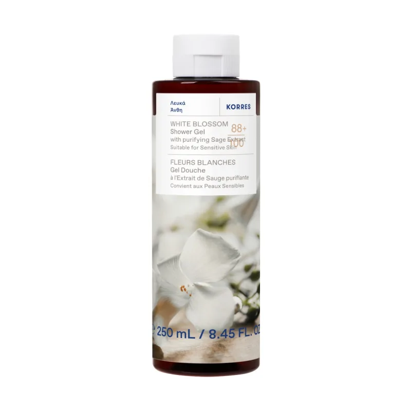 Gel de dus White Blossom, 250ml, Korres — preț și oferte