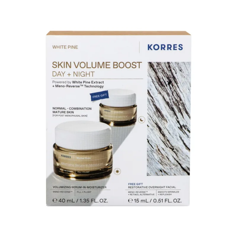 Set Crema de zi 40ml + Crema de noapte 15ml WhitePine, Korres — preț și oferte