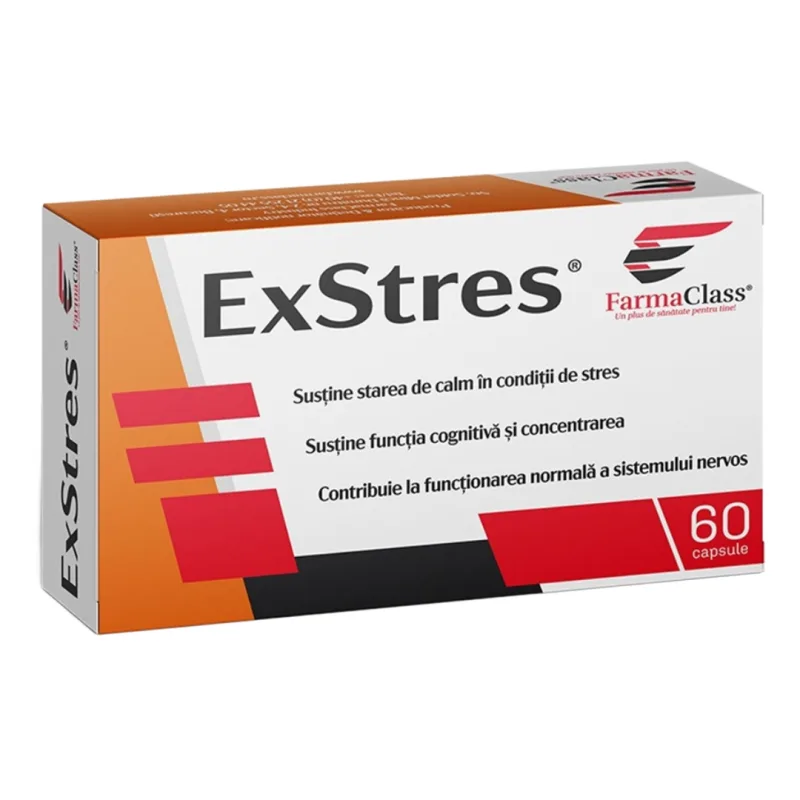 ExStres, 60 capsule, FarmaClass — preț și oferte