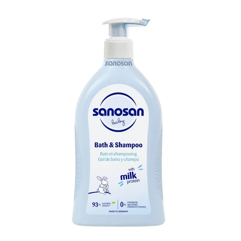 Spumant si sampon Baby, 500 ml, Sanosan — preț și oferte