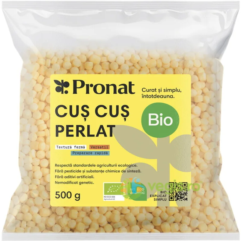 Cus Cus Perlat Ecologic/Bio 500g PRONAT — preț și oferte