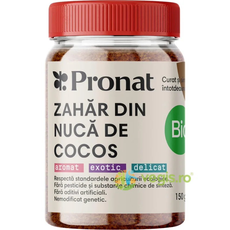 Zahar de Cocos Ecologic/Bio 150g PRONAT — preț și oferte