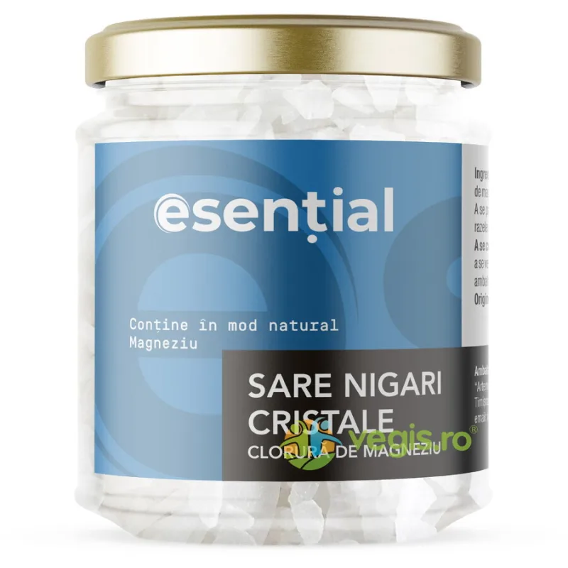 Sare Nigari Cristale (Clorura de Magneziu) 200g Esential — preț și oferte