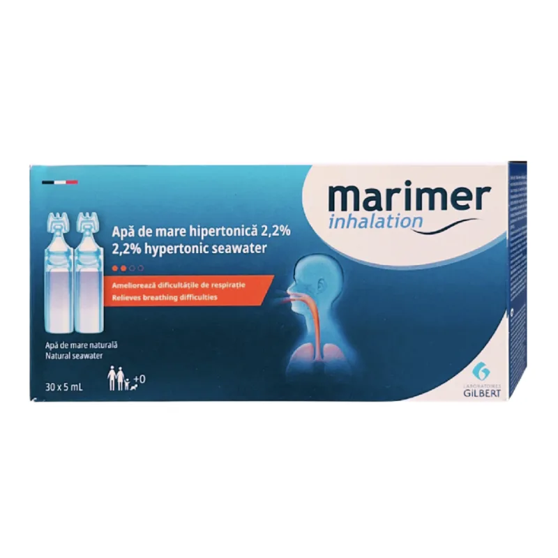 Marimer Inhalatii 2,2%, 30 unidoze*5 ml, Gilbert — preț și oferte