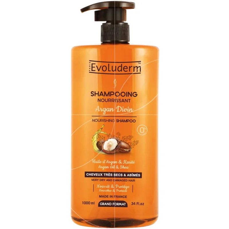 Sampon hranitor Argan Divin, 1000ml, Evoluderm — preț și oferte