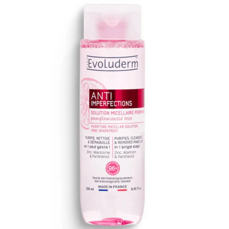 Lotiune micelara purifianta anti-imperfectiuni, 250ml, Evoluderm — preț și oferte