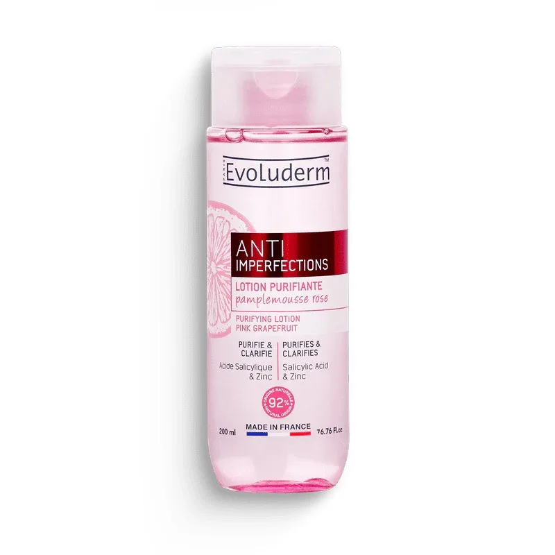 Lotiune purifianta anti-imperfectiuni pentru curatarea tenului, 200ml, Evoluderm — preț și oferte