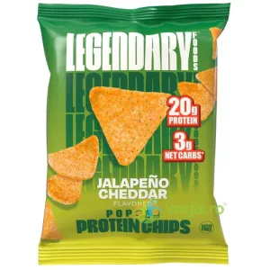 Chips-uri Proteice cu Aroma de Jalapeno si Branza Cheddar 34g