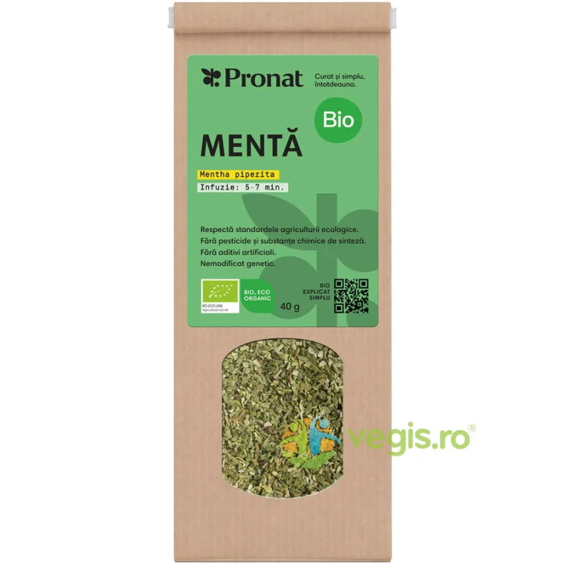 Menta Ecologica/Bio 40g PRONAT — preț și oferte