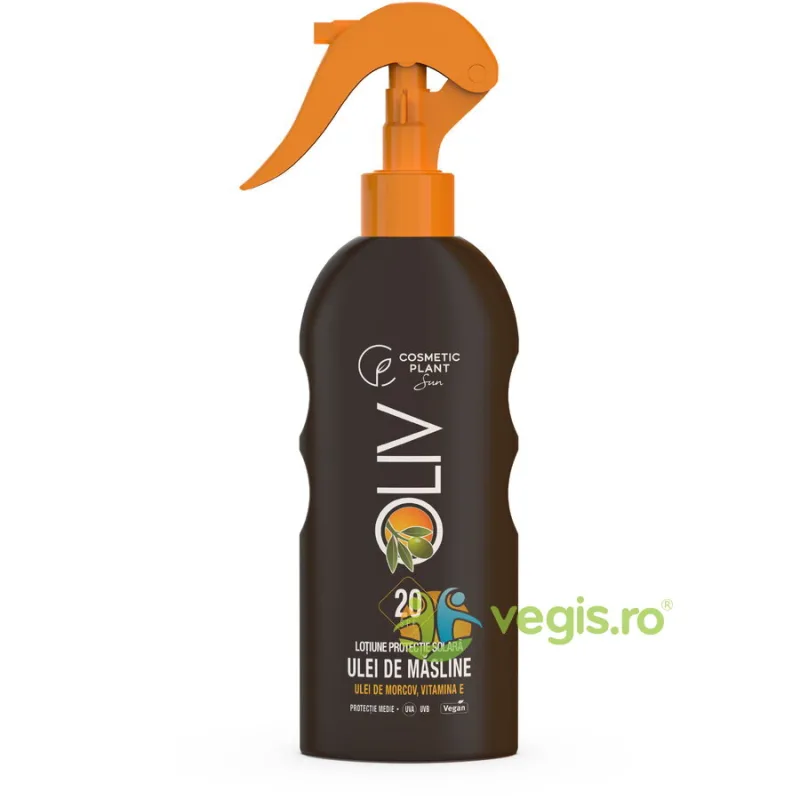 Lotiune Spray pentru Plaja SPF20 Oliv 200ml COSMETIC PLANT — preț și oferte