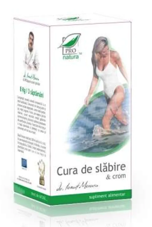 Cura de Slabire cu Crom Dr. Ionut Moraru - 210 capsule, Medica - ProNatura — preț și oferte