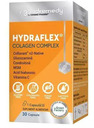 Hydraflex Colagen Complex, sustine sanatatea articulatilor, 30cps - Cosmo Pharm — preț și oferte