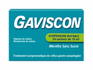 Gaviscon Mentol Suspensie Orală 10 ml, 24 plicuri, Reckitt