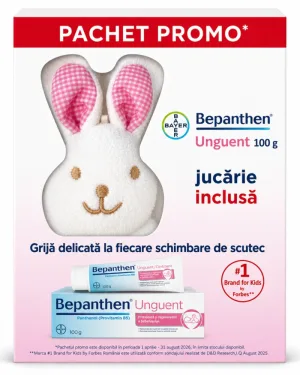 Bepanthen Unguent 100 g + Jucărie Iepuraș, Bayer