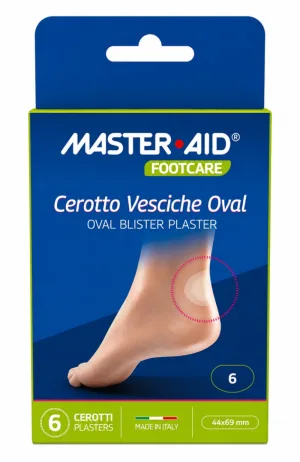 Plasturi Hidrocoloidali pentru Bășici Lady Fit Foot Care, 6 Bucăți, Master-Aid