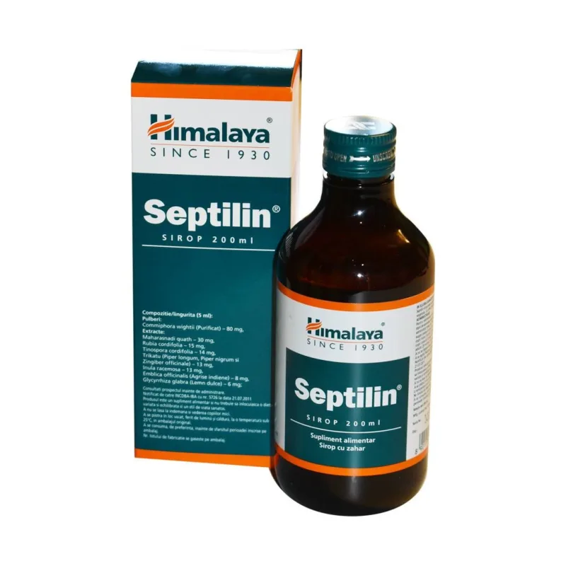 Himalaya, Septilin sirop, cresterea imunitatii, 200 ml — preț și oferte
