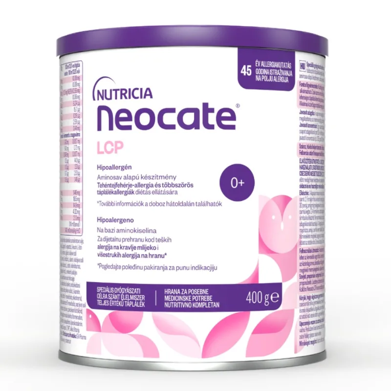 Formula de lapte praf Neocate LCP, 0-12 luni, 400 g, Nutricia — preț și oferte