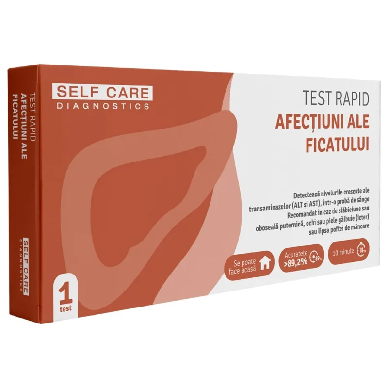 Test rapid afectiuni ale ficatului, 1 bucata, Self Care — preț și oferte