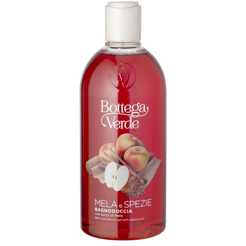 Gel de dus cu extract de mere si scortisoara Mela e Spezie, 400ml, Bottega Verde — preț și oferte