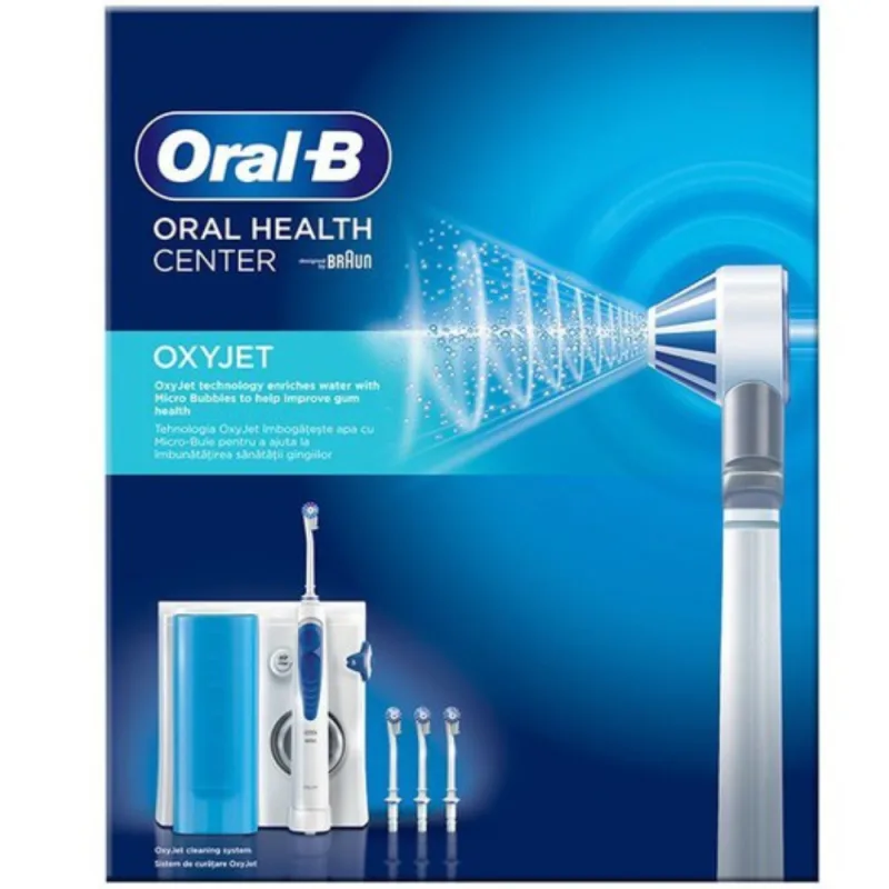 Irigator bucal cu 5 trepte de viteza Oxyjet MD20 Alb, 1 bucata, Oral-B — preț și oferte