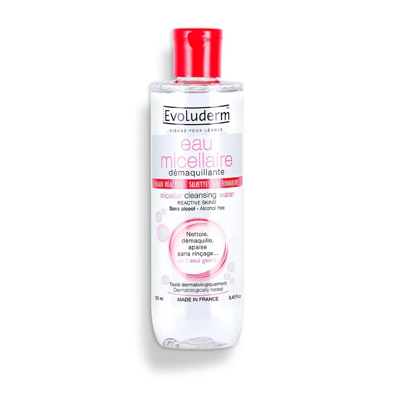 Apa micelara pentru demachierea tenului predispus la roseata, 250ml, Evoluderm — preț și oferte