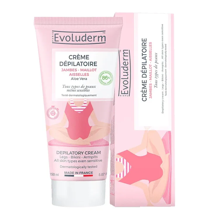 Crema depilatoare Aloe Vera, 150ml, Evoluderm — preț și oferte