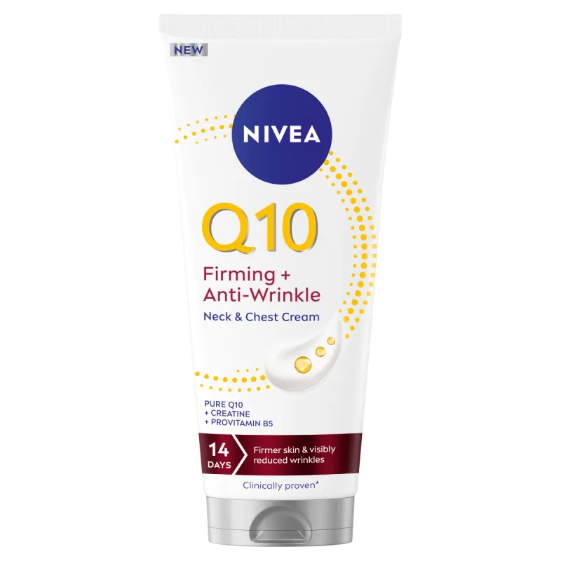 Crema pentru fermitate gat si decolteu Q10, 200ml, Nivea — preț și oferte