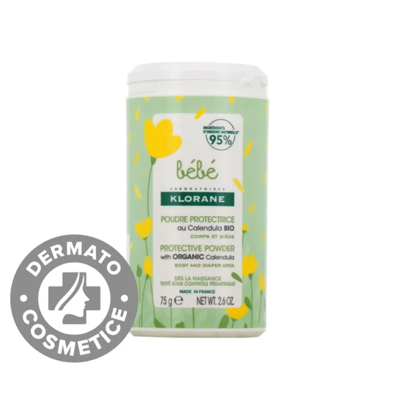 Pudra protectoare pentru bebelusi, 75g, Klorane Bebe — preț și oferte