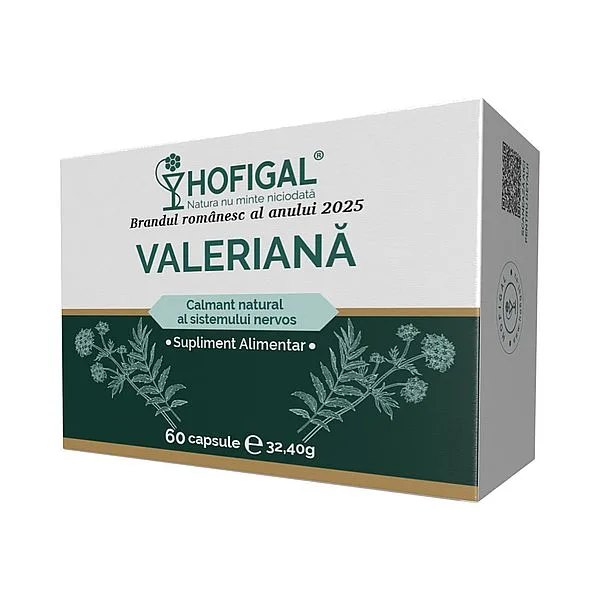 Valeriana, Hofigal | 60 capsule — preț și oferte