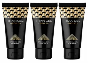 *Titan Gel Gold x 3 – pentru marirea penisului si erectii puternice - 150 ml