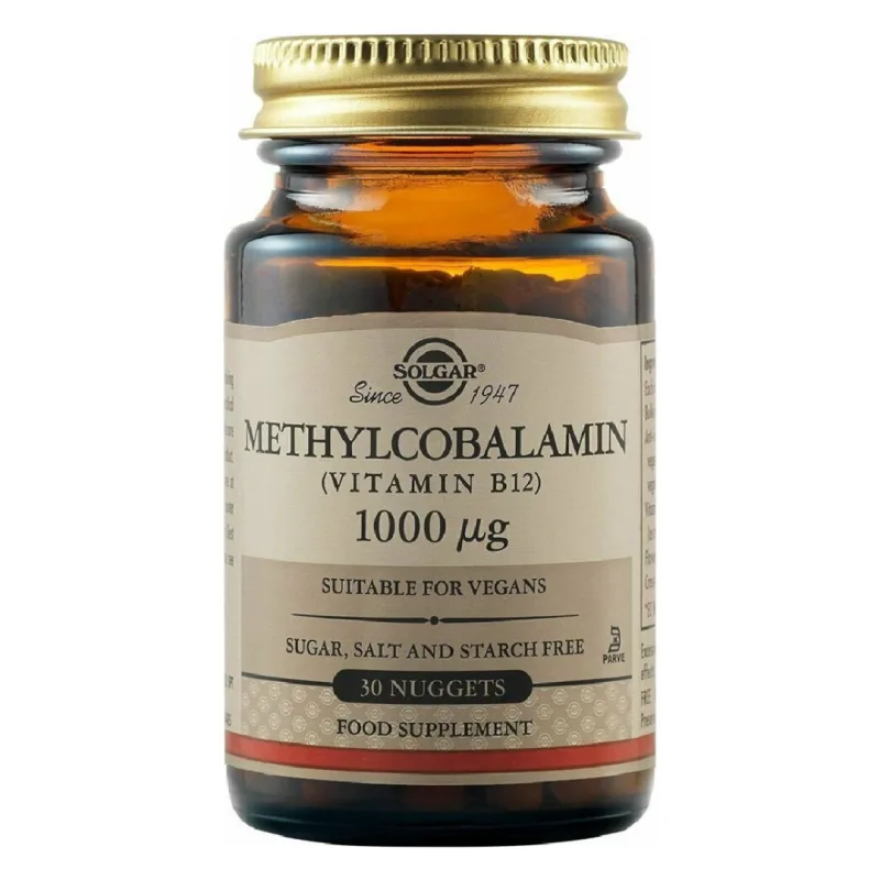 Metilcobalamina Vitamina B12 1000 μg, 30 tablete, Solgar — preț și oferte