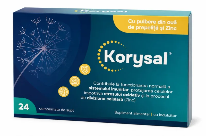Korysal, 24 Comprimate de Supt, Naturpharma — preț și oferte