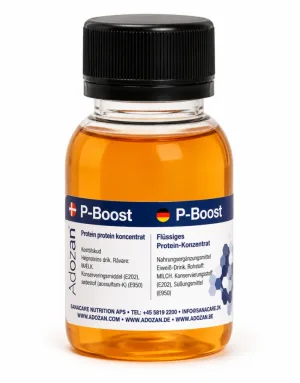 Proteină Lichidă Termostabilă Fără Aromă P-Boost, 60 ml, Adozan