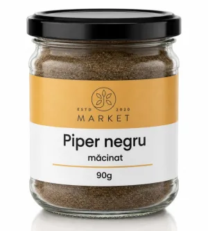 Piper Negru Măcinat, 90 g, Bio-Market