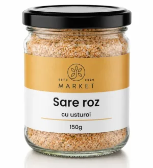 Sare Roz cu Usturoi, 150 g, Bio-Market