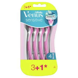 Set aparate de ras de unica folosinta Venus Sensitive, 4 bucati, Gillette