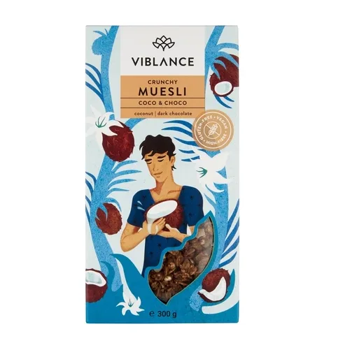 Muesli crocant fara gluten Coco & Choco, 300g, Viblance — preț și oferte
