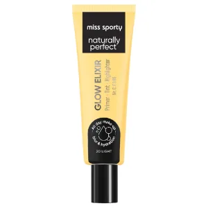 Baza de machiaj 3in1 Naturally Perfect Glow Elixir 20 Light, 20ml, Miss Sporty