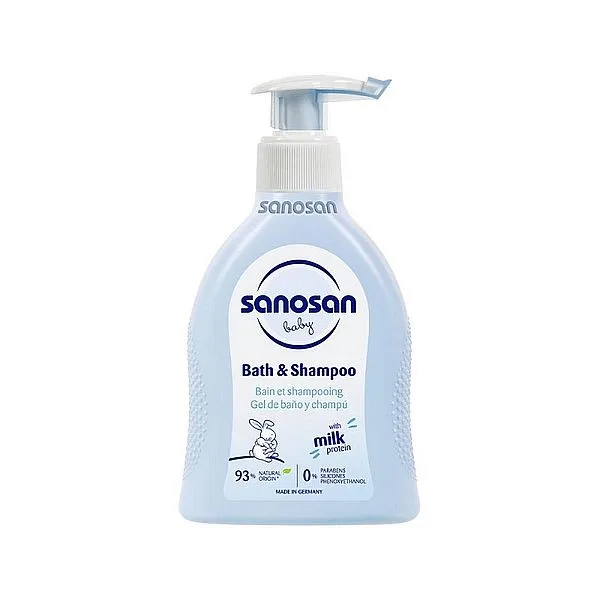 Spumant si sampon pentru copii, Sanosan | 200 ml MANN&SCHRODER — preț și oferte